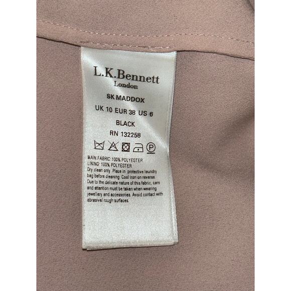 LK Bennett Maddox Professional Wednesday Dark Academia Office Lace Pencil Skirt - Picture 10 of 11